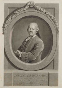 BAUSE (*1738) nach GRAFF (*1736), Portrait des Johann G. Böhme, 1782, KSt. - Bild 1 von 4