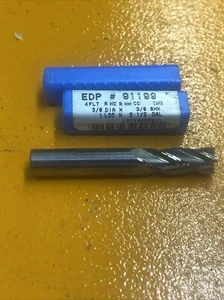 New Fastcut EDP 91199 Bit 3/8” Shank 3/8” Diameter 4 FLT R HC HH CC Carb Free Sh - Picture 1 of 8