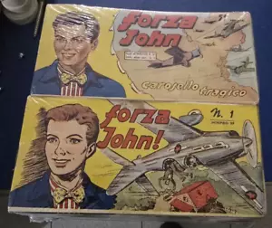 FORZA JOHN PRIMA SERIE ORIGINALE PRIMA EDIZIONE STRISCIA 1949 1/100 completa - Imagen 1 de 4