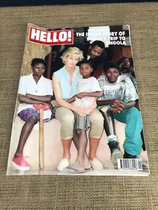 HELLO! MAGAZINE JAN 1997 No 442 EXCLUSIVE DIANA'S TRIP TO ANGOLA - Picture 1 of 7