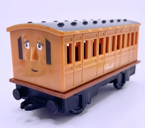 Thomas & Friends CLARABEL Passenger Coach Car 2019 Brown Gullane 4” Inch Cover