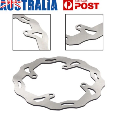 Rotores de disco de freno delanteros 240 mm plateados para motocicleta acero aptos para Suzuki RMZ250 2010 Foto 1 de 4