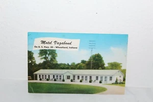 2 alte Postkarten Wheatland Indiana 1950-60er Motel Vagabond auf US Highway 50 - Bild 1 von 2