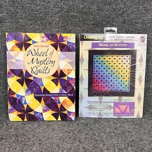 Wheel of Mystery Omnigrid Rotary Cutting Templates & Hellen Marshall Quilt Book - Picture 1 of 11