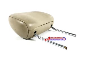 Original Opel Vectra B Headrest Headrests Seat Headrest Leather Beige - Picture 1 of 3