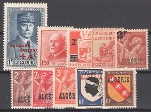 Algeria 1941-55 YT. 170-244 small collection MNH VF