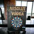 jeu de fléchettes électronique Absolut Vodka  70 x 60 cm jeu inclus 