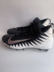 Nike Alpha Menace Men's Football Cleats - Size 15 - 871451-103 Black White - Picture 1 of 4