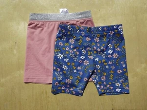 Size XS (5) Girls Leggins Mid Shorts, Picapino, Pink & Floral - Picture 1 of 3
