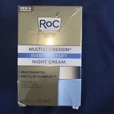 RoC Multi Correxion Even Tone + Lift Night Cream Hydrates Skin 1.7 Oz NEW - Image 1 of 3