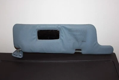 Toyota Corolla LH 1993-97 parasol vinilo azul tela difusa con clip espejo retrovisor Foto 1 de 4