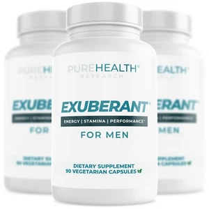 Exuberant Supplement for Men - Testosterone Booster with L-Arginine, x3 - Picture 1 of 7
