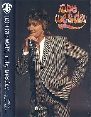 ROD STEWART RUBY TUESDAY /  IN MY HEART CASSETTE SINGLE POP ROCK VOCAL - Image 1 of 4