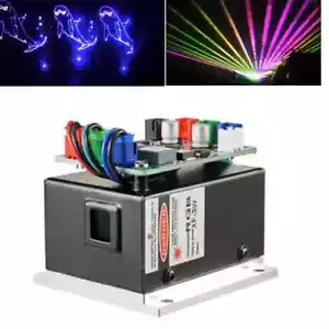 Módulo láser luces de puesta en escena RGB 3W/4W/5W a todo color rojo/verde/azul/blanco - Imagen 1 de 9