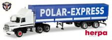 Herpa 307512 Scania 142 Hauber 6x4 Plan - Trailer " Polar Express " ( Fin) 1 87