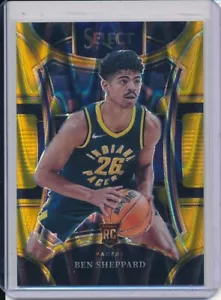 Ben Sheppard 2023-24 Panini SELECT MEZZANINE GOLD TEKTONISCHE PRIZMS RC 05/10 -TJ - Bild 1 von 2