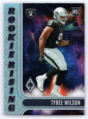2023 Panini Phoenix Rookie Rising Tyree Wilson Rookie #RIS-5 Las Vegas Raiders - Image 1 of 2