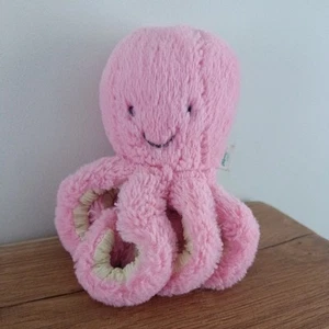 Jellycat Tiny Baby Candie Octopus - Bright Pink Candy Octopus - Picture 1 of 8
