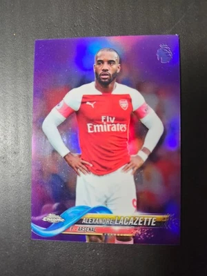 2018-19 Topps Chrome Premier League - Alexandre Lacazette #95 Purple... - Image 1 of 4