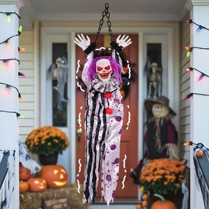 Halloween Decorations Outdoor and Indoor,Scary Halloween Animatronics Clown,H... - Picture 1 of 8