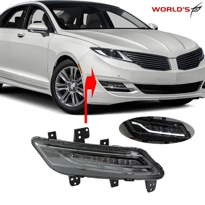 Right Side LED Fog Light Fit For Lincoln MKZ 2013-2016 Driving Lamp Assembly - Image 1 of 4