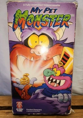 My Pet Monster Vol. 4 "Finders Keepers" Hi-Tops Video 80s Cartoon - Image 1 of 4