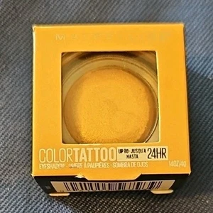 Maybelline Color Tattoo Cream Eyeshadow 40 Golden Girl 0.14oz New Unopened - Picture 1 of 3