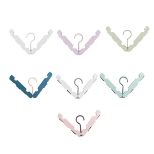 Foldable Hanger Portable Size Sturdy Plastic Materials for Laundry - Picture 1 of 15