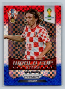 LUKA MODRIC - 2014 Prizm World Cup #23 RED WHITE BLUE PRIZM - Croatia - Picture 1 of 2