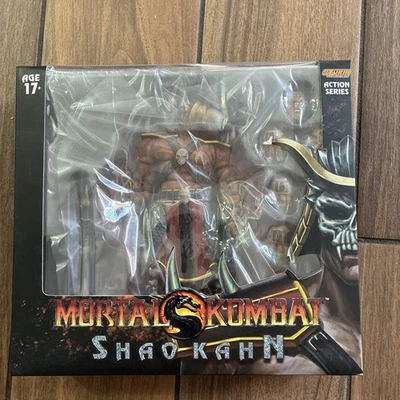 Figura de acción Storm Collectible Mortal Kombat Shao Kahn escala 1/12 Foto 1 de 4