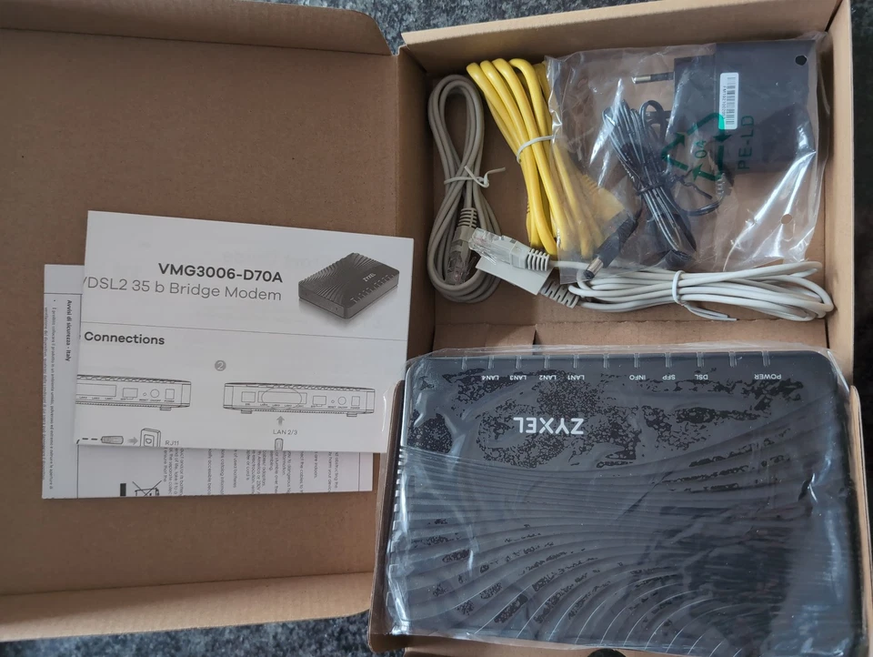 Zyxel VMG3006-D70A Super-Vectoring Modem in OVP - Bild 1 von 1