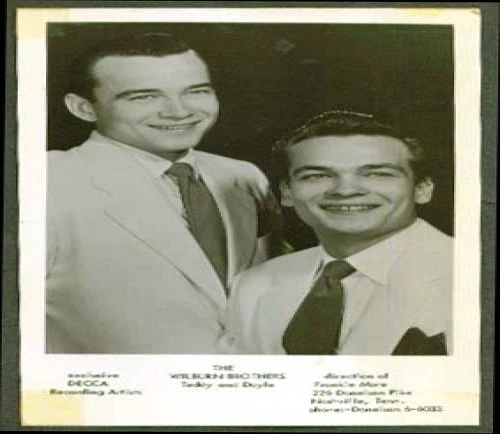 Country Stars The Wilburn Brothers RPPC ca 1950 年代 — 第 1/1 张图片
