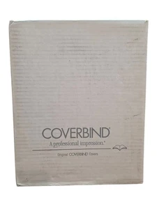 Cubiertas de encuadernación Coverbind POD 1/8" blanco satinado - Lote de 44 - Encuadernación térmica #675836 - Imagen 1 de 13