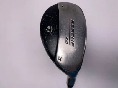 TaylorMade Rescue Mid 4 Hybrid 22* Light Metal Regular Steel Mens RH - Image 1 of 4