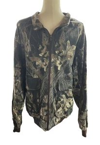 Chaqueta de Colección Cabela’s Mossy Oak Hombres Grande Break Up Camuflaje Bombardero Sin Forro Años 90 - Imagen 1 de 12