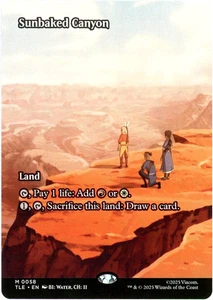 Sunbaked Canyon (Borderless) 0058 - Avatar: The Last Airbender TLE MTG NM/M - Bild 1 von 1