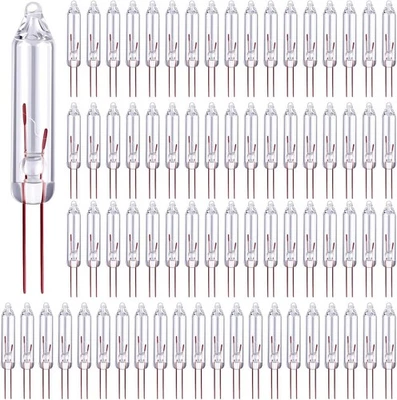 500 PCS- 2.5 Volt Mini Christmas Tree Replacement Light Bulbs Clear 0.42 Watt - Image 1 of 4