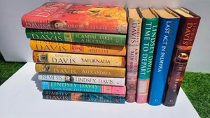 LINDSEY DAVIS COLLECTION - Twelve x Hardback 1st editions inc Signed copy! Falco - Picture 1 of 8