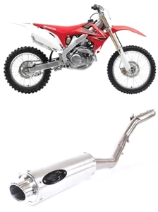 Sistema de escape único completo Barker's Honda CRF450R modelos 2003-08 - Imagen 1 de 1