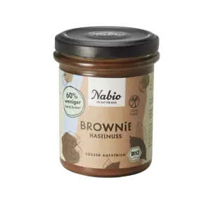 Nabio spalmatura dolce nocciola brownie vegana, biologica 175 g (22,80 euro/kg) - Foto 1 di 1