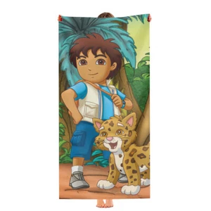 Go Diego Go Beach Towel Quick Drying Microfiber 30"x60" Birthday Gift - Picture 1 of 8