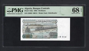 Algeria 10 Dinars 1983 P132a Uncirculated Grade 68 Top Pop - Picture 1 of 2