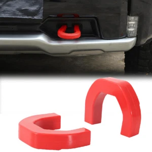 Front Tow Hooks Covers Customized Car Tow Hooks For RAM 1500 2019 2020-24 Red - Picture 1 of 6