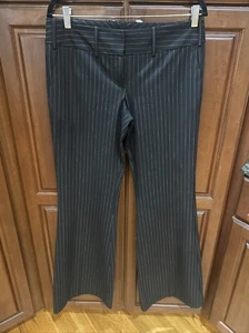 The Limited Drew Fit Women’s Sz 8 R Pin Stripe Dress Pants Black / White - Picture 1 of 11