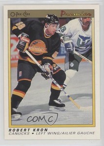 1990-91 O-Pee-Chee Premier Robert Kron #52 Rookie RC
