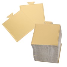 100 fogli di carta tappetino per torta stampi per torta quadrati mini torte