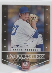 2012 Elite Extra Edition Status Gold Die-Cut /5 Colin Rodgers #64