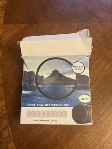 Neewer 55mm Ultra Low Reflection CPL 👋Condition Unknown, READ - Picture 1 of 10