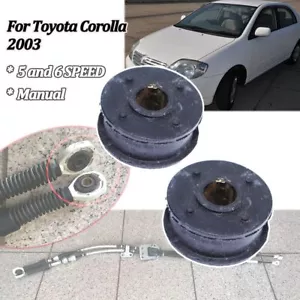 2Pcs Gear Shift Cable Linkage End Bushing For Toyota Corolla Gearbox Repair Kit - Picture 1 of 6