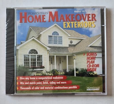 Homestyles - Home Makeover Exteriors. Windows 95/98/NT CD-ROM. Sealed - Image 1 of 4